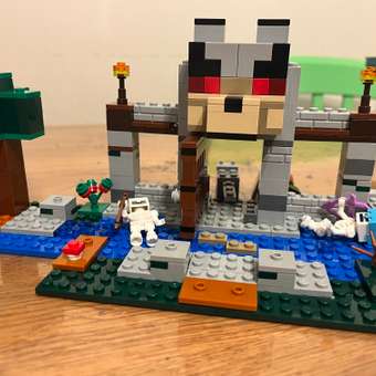 Конструктор LEGO Minecraft Волчья крепость 312 дет.: отзыв пользователя Детский Мир