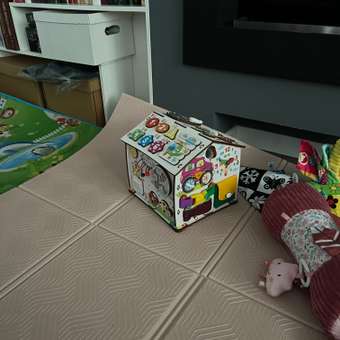 Игрушка Evotoys бизиборд Смайлика на машинке: отзыв пользователя Детский Мир