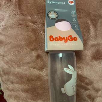 Бутылочка BabyGo 300 мл 1 шт.: отзыв пользователя Детский Мир