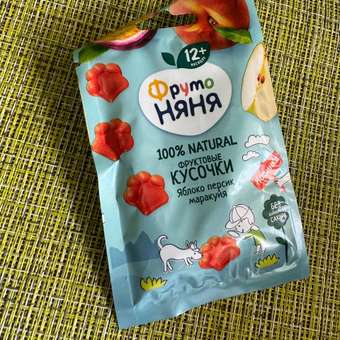 Кусочки фруктовые ФрутоНяня яблоко-персик-маракуйя 15г с 12месяцев: отзыв пользователя ДетМир