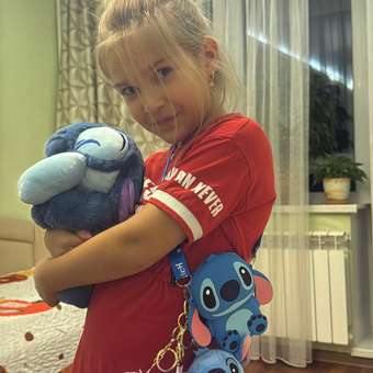 Игрушка мягкая Stitch син с сердц BZ-057: отзыв пользователя Детский Мир