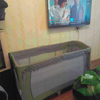 Манеж кровать Babyton Sleepy серый: отзыв пользователя Детский Мир