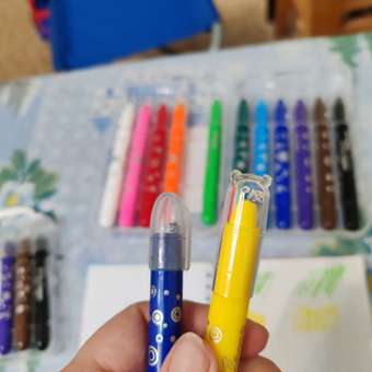 Восковые мелки BabyGo 12 шт.: отзыв пользователя Детский Мир