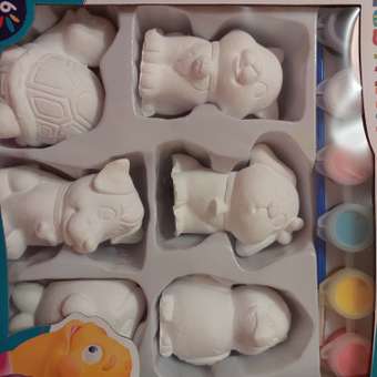 Набор для творчества Attivio Животные роспись красками: отзыв пользователя Детский Мир