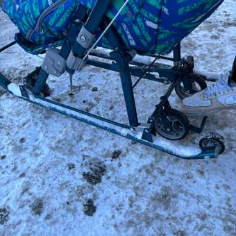 Санки-коляска Ника Синий: отзыв пользователя Детский Мир