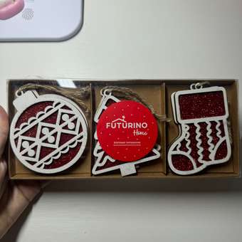 Ёлочные украшения FUTURINO Home 6 шт.: отзыв пользователя Детский Мир