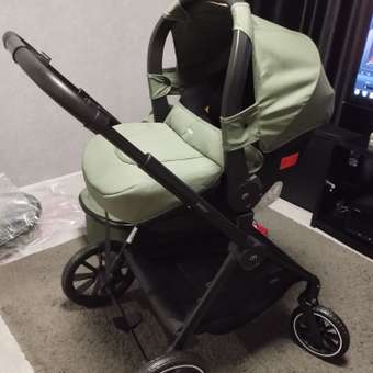 Коляска 3в1 MOWbaby AMBER зеленый: отзыв пользователя Детский Мир