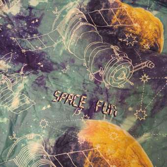 Покрывало MILANIKA Галактика 150 x 215 см хлопок: отзыв пользователя Детский Мир