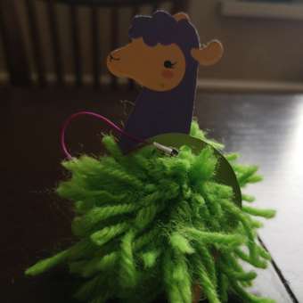 Набор для творчества Bondibon плетение с помпонами Лама: отзыв пользователя Детский Мир