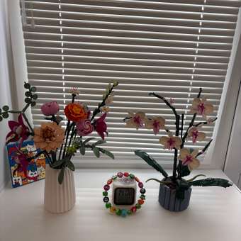 Конструктор LEGO Botanicals Букет розовых цветов 749 дет.: отзыв пользователя Детский Мир