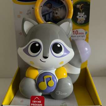 Игрушка Chicco Ночник Енот Клауди: отзыв пользователя ДетМир
