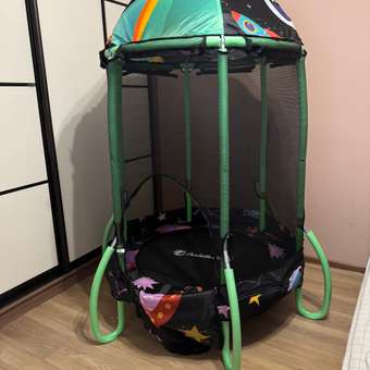 Батут со съемным куполом и сеткой Perfetto Sport ROCKET PS-546-B 48 дюймов или 122 см: отзыв пользователя Детский Мир