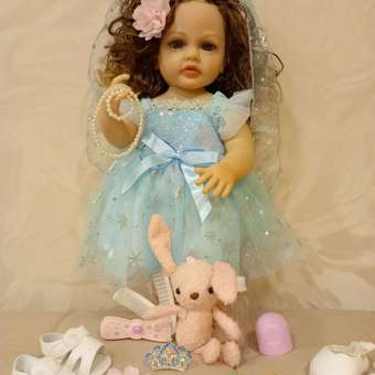 Кукла пупс TrendToys Реборн с зайкой высота 55 см: отзыв пользователя Детский Мир