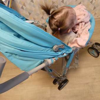 Коляска прогулочная Babyton Light голубой: отзыв пользователя ДетМир