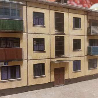 Сборная модель Умная бумага Хрущевка: отзыв пользователя Детский Мир