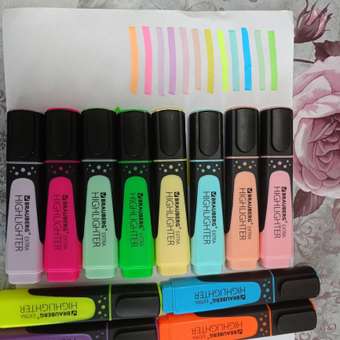 Текстовыделители Brauberg 12 шт.: отзыв пользователя Детский Мир