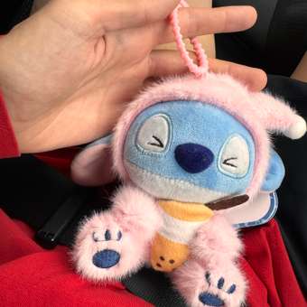 Игрушка мягкая Stitch Foooodies на цепочке персиковый: отзыв пользователя Детский Мир