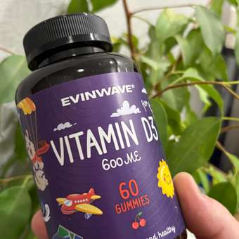 Витамины для детей EVINWAVE Витамин D3: отзыв пользователя Детский Мир