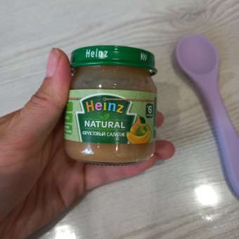 Пюре Heinz Фруктовый салатик с 6 мес 80 г: отзыв пользователя ДетМир