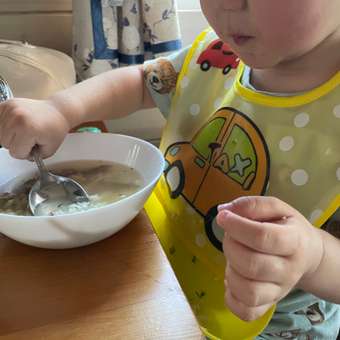 Нагрудник Tobby пластик 2 шт.: отзыв пользователя Детский Мир