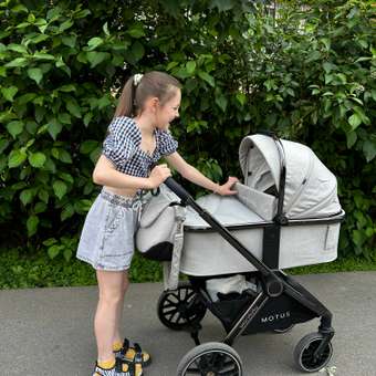 Коляска 2в1 Amarobaby Motus белый: отзыв пользователя Детский Мир