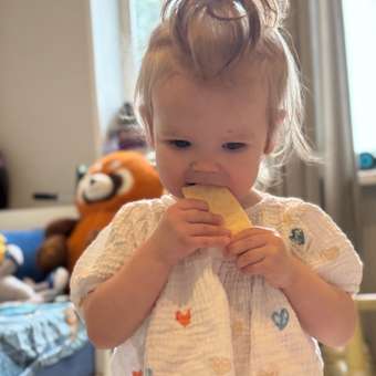 Печенье рисовое Baby two teeth со вкусом яблока и тыквы с 6 месяцев: отзыв пользователя Детский Мир