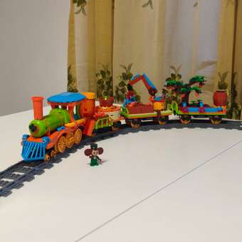 Конструктор РУБРИК Чебурашка Апельсиновый поезд 553 дет.: отзыв пользователя Детский Мир