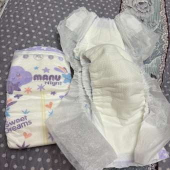 Подгузники MANU ночные XL (12-17 кг) 16 шт.: отзыв пользователя Детский Мир