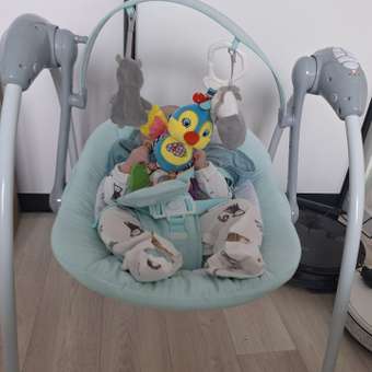 Качели TOMMY бирюзовый: отзыв пользователя Детский Мир