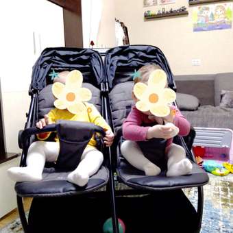 Коляска прогулочная для двойни Sweet Baby Donna Gray серый: отзыв пользователя Детский Мир