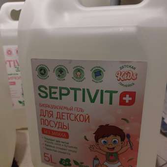 Средство для мытья посуды SEPTIVIT Детской 5л: отзыв пользователя Детский Мир