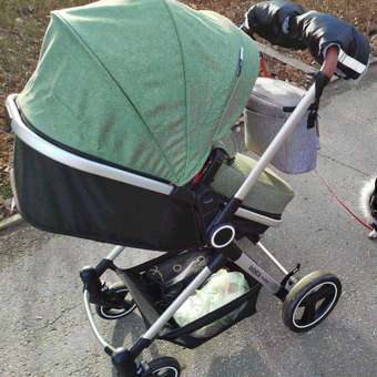 Коляска трансформер Babyton FlexiRide Black-Green зеленый: отзыв пользователя Детский Мир