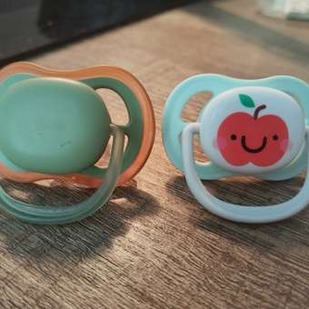Пустышка Philips Avent анатомическая от 6 мес. 2 шт.: отзыв пользователя ДетМир