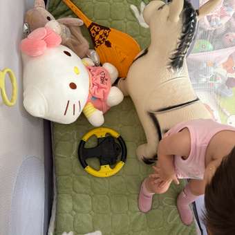 Манеж кровать Babyton Play Box сиреневый: отзыв пользователя Детский Мир