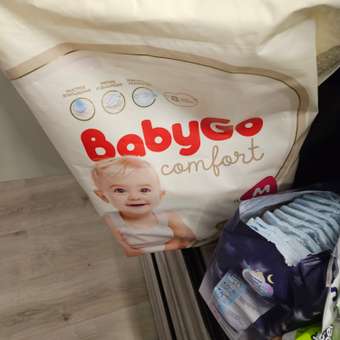 Подгузники BabyGo Comfort M (6-11 кг) 64 шт.: отзыв пользователя ДетМир