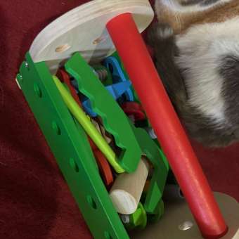 Конструктор Alatoys Ящик инструментов деревянный 19 дет.: отзыв пользователя Детский Мир