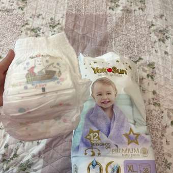 Трусики YokoSun Premium XL (12-20 кг) 38 шт.: отзыв пользователя Детский Мир