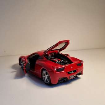 Автомобиль BBurago Ferrari Ferrari 458 Italia 18-26003 1:24: отзыв пользователя ДетМир