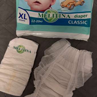 Подгузники Melitina Classic XL 36 шт.: отзыв пользователя Детский Мир
