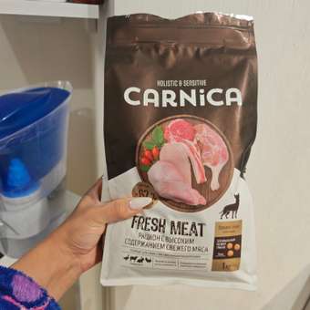 Корм для собак CARNICA Fresh Meat мелких пород 4 вида мяса сухой 1кг: отзыв пользователя. Зоомагазин Зоозавр
