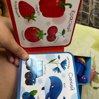 Книжка-раскладушка Attivio Изучаем цвета: отзыв пользователя Детский Мир