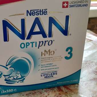 Молочко NAN 3 Optipro 1050г с 12месяцев: отзыв пользователя ДетМир