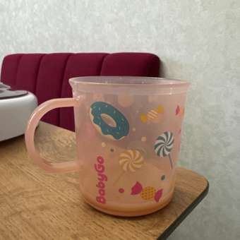 Кружка BabyGo Pink 200 мл 1 шт.: отзыв пользователя Детский Мир