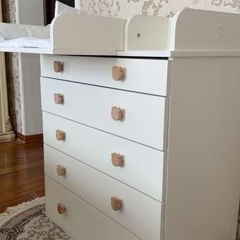 Комод пеленальный Incanto Мишка (белый): отзыв пользователя Детский Мир