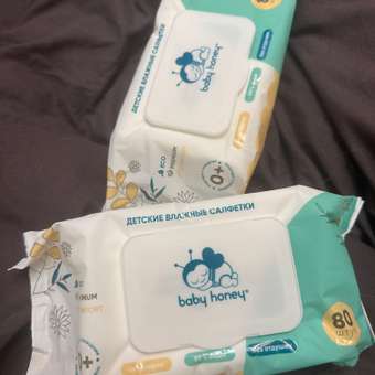Влажные салфетки Baby Honey Eco 2 упак. 160 шт.: отзыв пользователя Детский Мир