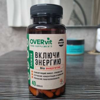 БАД OVER overon Энергетик 40 капсул: отзыв пользователя Детский Мир
