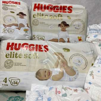 Подгузники Huggies Elite Soft 4 (8-14 кг) 19 шт.: отзыв пользователя ДетМир