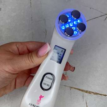 Прибор LUXLIFTING RF-лифтинг, EMS, микротоки, LED, увлажнение: отзыв пользователя Детский Мир