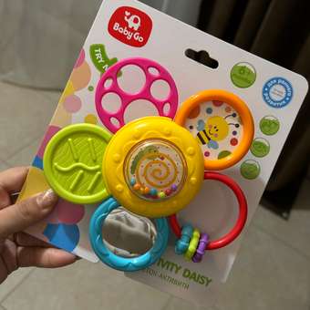 Игрушка BabyGo погремушка Ромашка: отзыв пользователя ДетМир