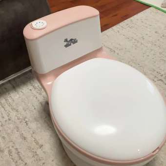 Горшок детский RIKI TIKI baby музыкальный унитаз с крышкой FG350 розовый: отзыв пользователя Детский Мир